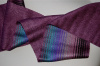 12" Silk and Merino Wool Reversible Scarf